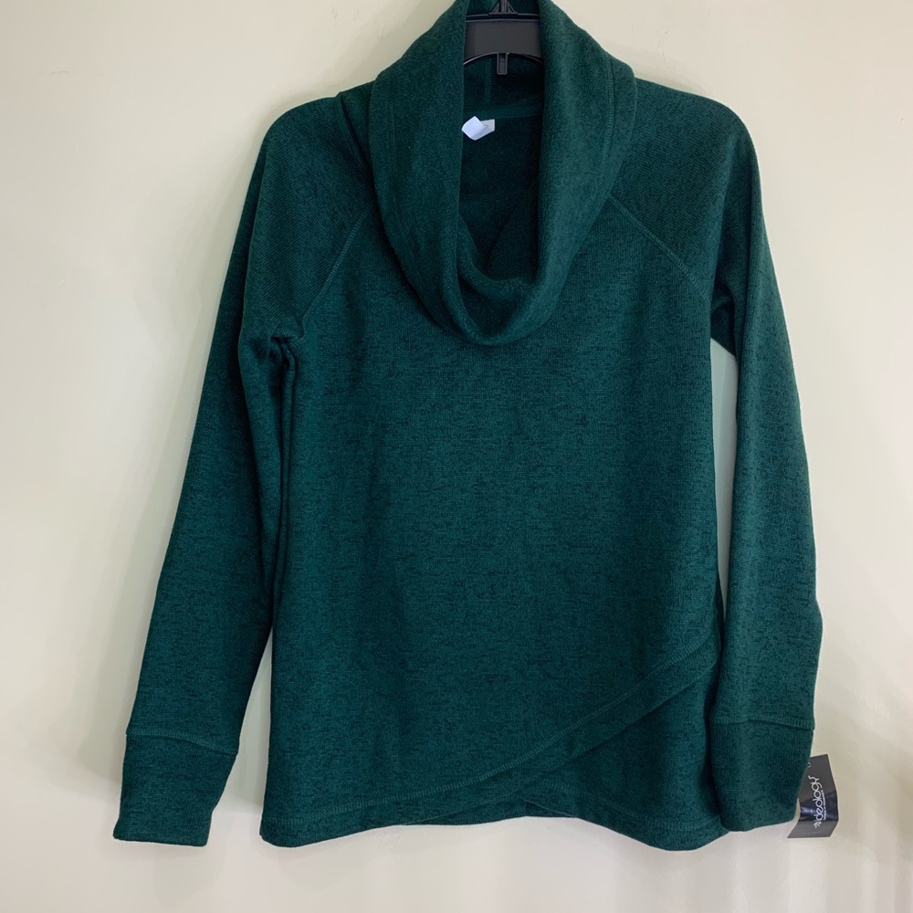 Ideology woman’s Cowl neck Pullover sweater Green - Picture 2 of 6